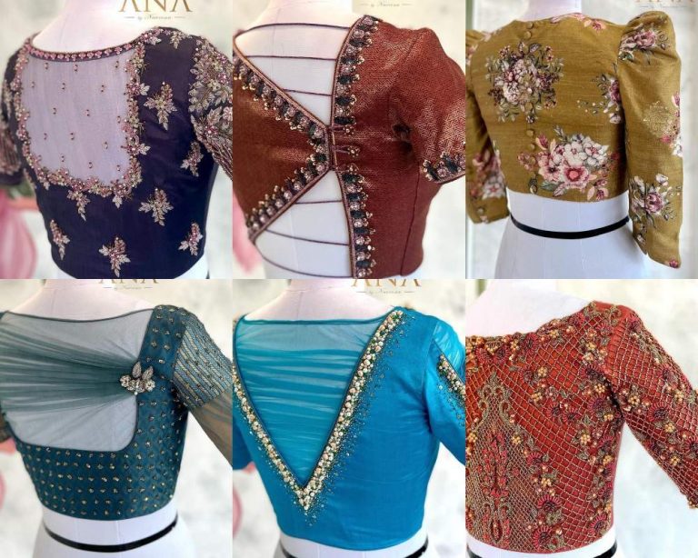 Back neck designes